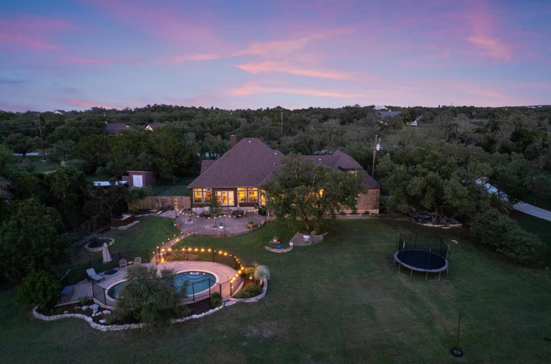 Luxury real estate listing in Texas