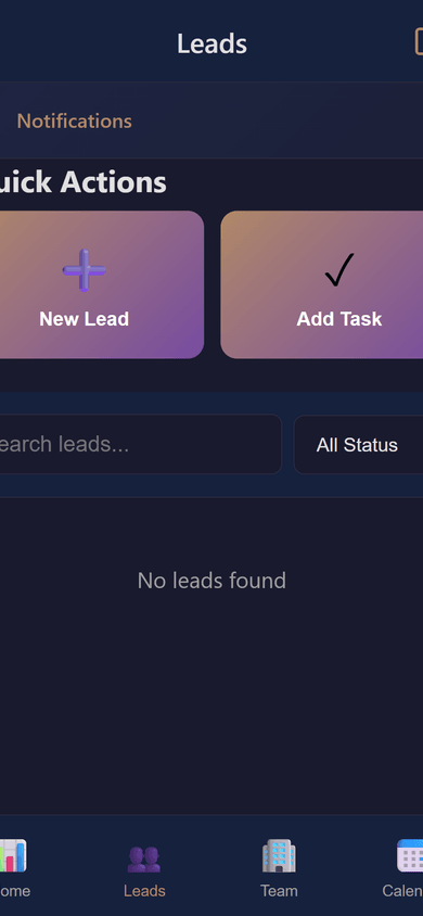 Mobile Lead Management
